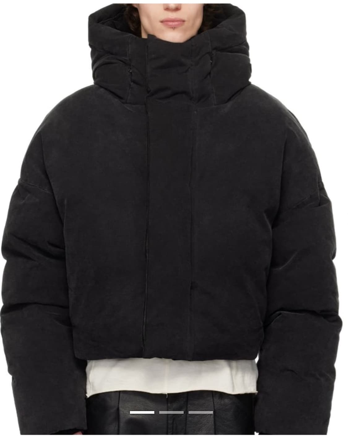 엔타이어 스튜디오 MML 후드 패딩 M 상품이미지3