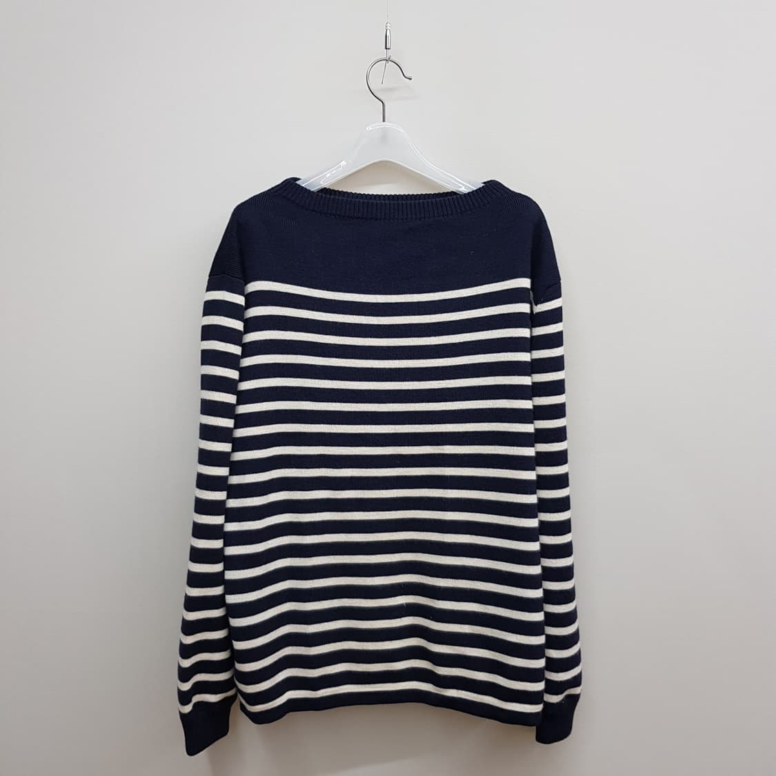 안데르센안데르센 스트라이프 메리노 울 니트 XL사이즈 상품이미지1