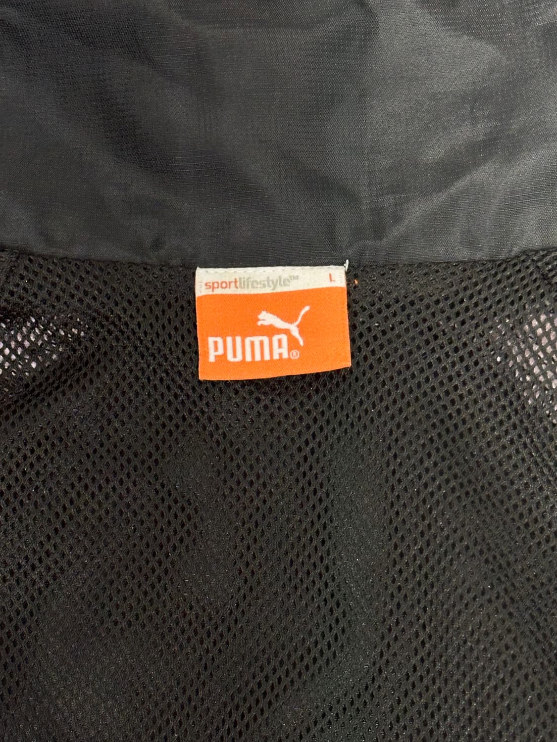 푸마 블랙 핑크 사이드 라인 로고 오버핏 트랙 자켓 L 상품이미지7