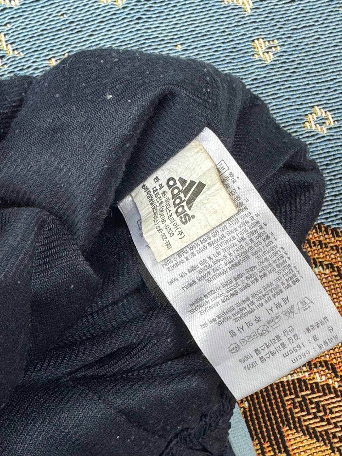 Adidas 아디다스 빈티지 사이드 라인 트랙 팬츠 네이비 상품이미지5