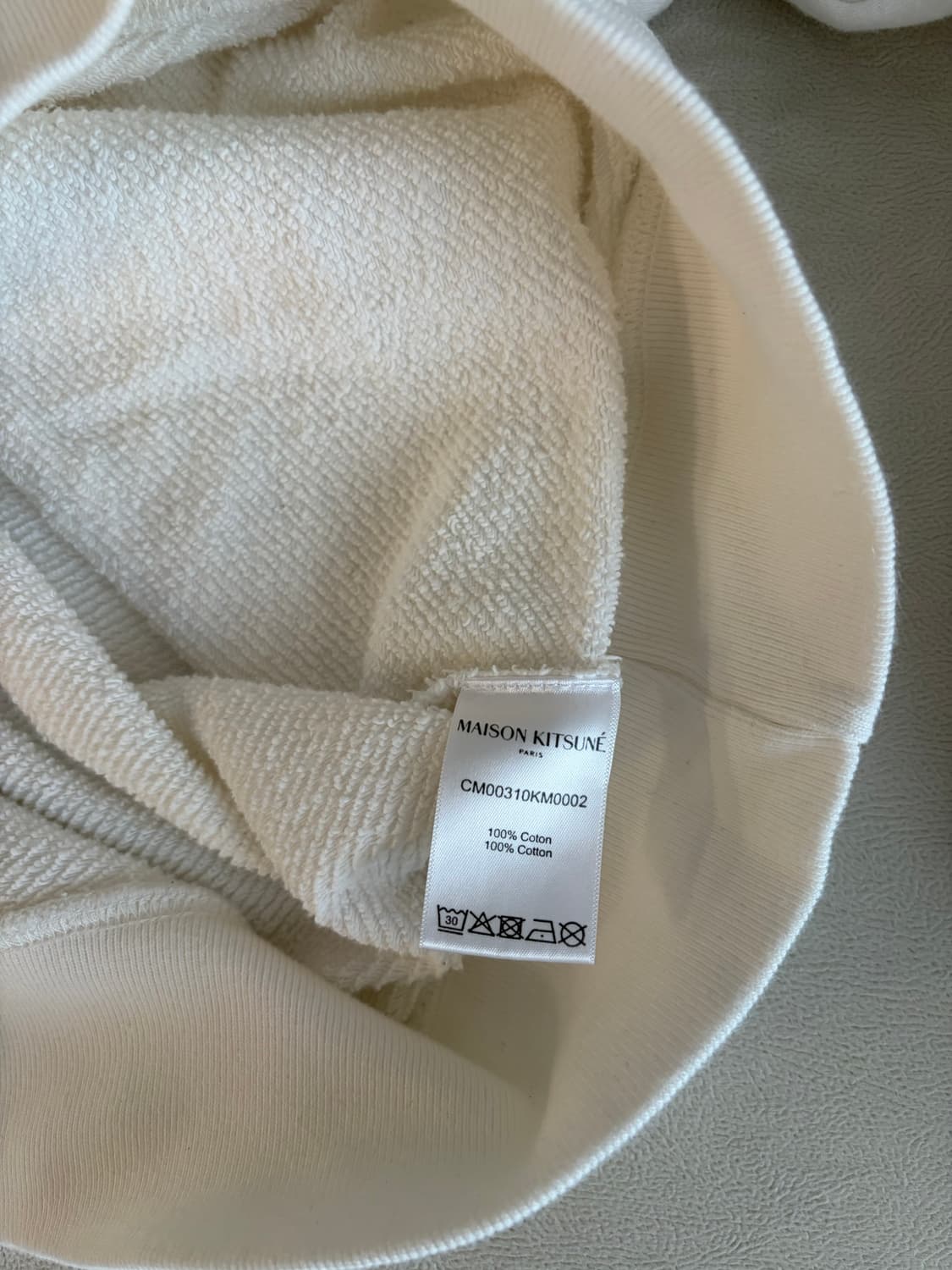 메종키츠네 폭스 자수 맨투맨 M 상품이미지4