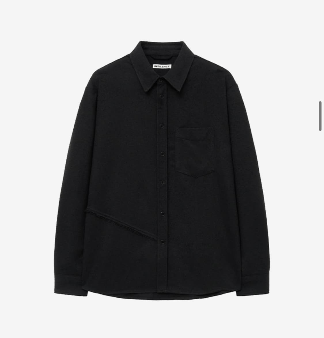 인사일런스 컷오프 네프 셔츠 BLACK L사이즈 상품이미지1