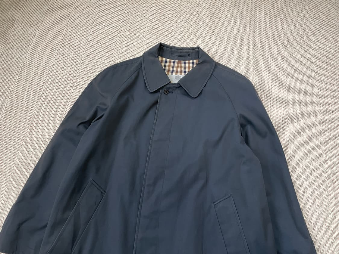 아쿠아스큐텀 잉글랜드 메이드 체크 라이닝 발마칸 코트 J03591 상품이미지3