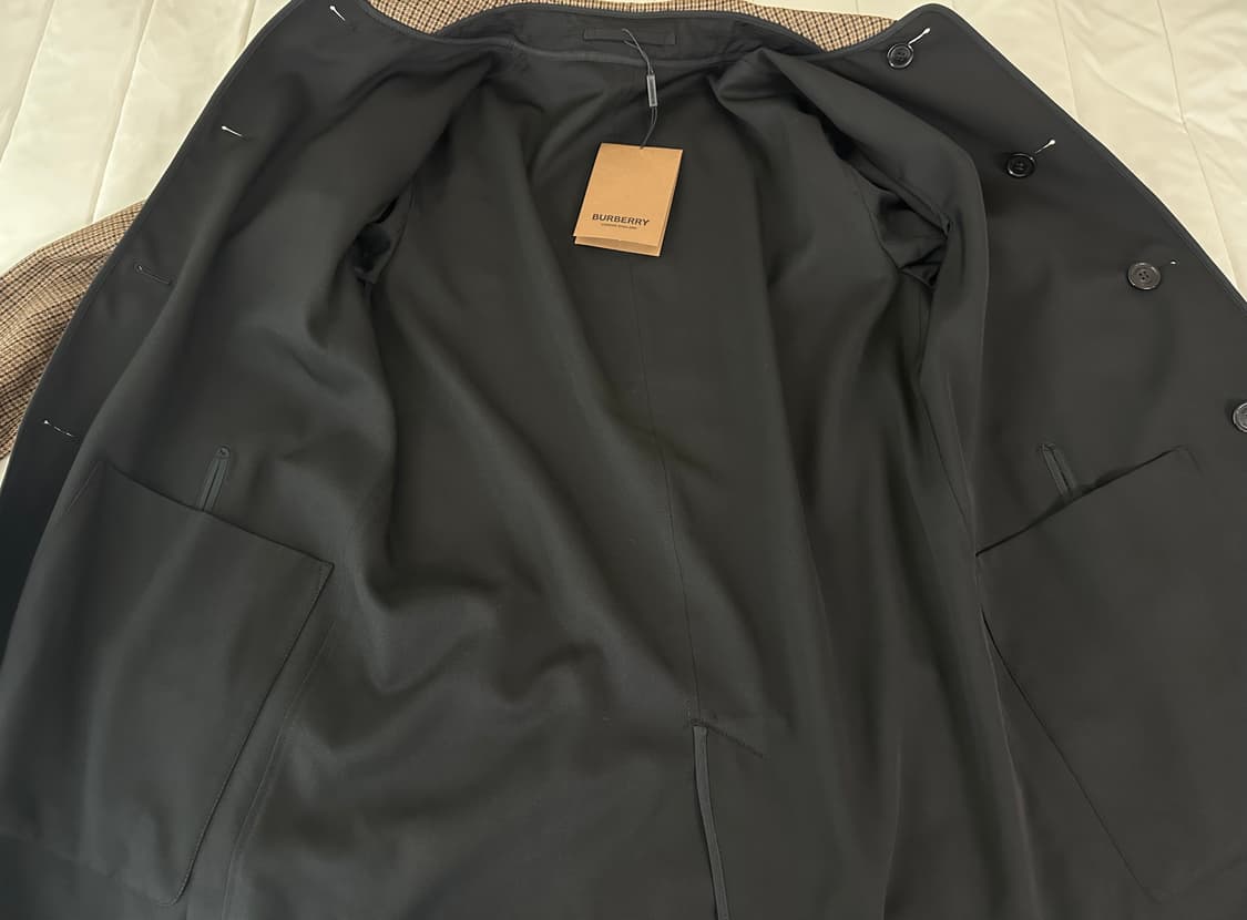 버버리 Burberry 리버서블 남성 울코트 (새상품) 상품이미지6