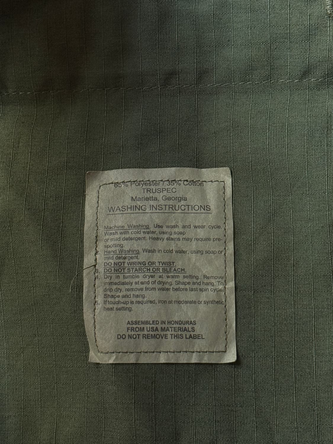 [34]오리지널 U.S ARMY 올리브그린 립스탑 BDU 필드 카고 팬츠 상품이미지8