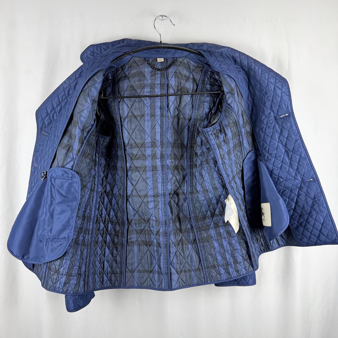 (6) 버버리 우먼스 퀄팅자켓 블루 상품이미지7