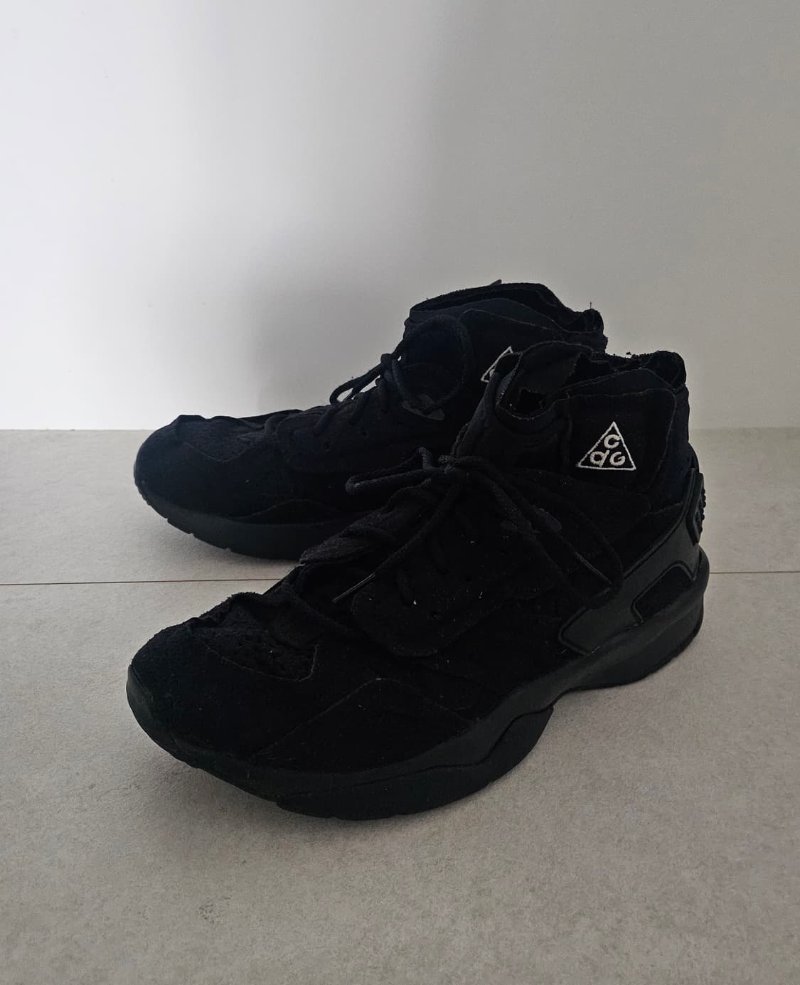 나이키acg x 꼼데가르송 옴므플러스 Mowabb Black 상품이미지2