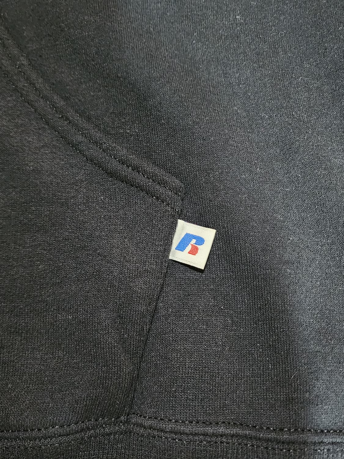 빈티지 러셀 후드집업 L 블랙 상품이미지4