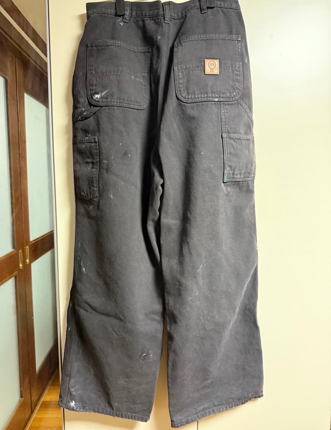 엔시브 빈티지 체크메이트 카펜더 팬츠 블랙 상품이미지4