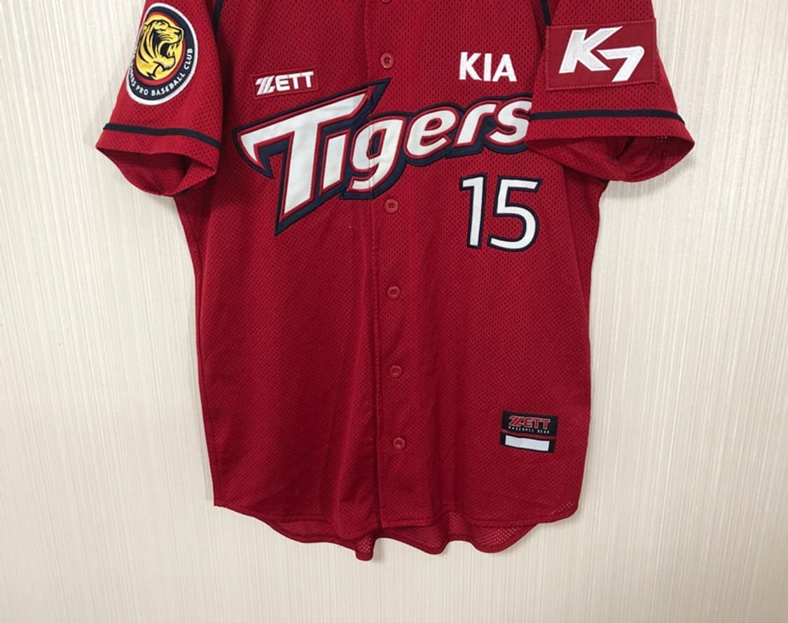 KBO ZETT 기아타이거즈 원정유니폼/져지 95(L) #15 이용규 상품이미지3