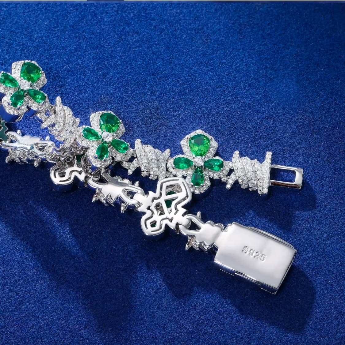 Oceanora 럭셔리 힙합 쥬얼리 페어컷 VVS 모이사 나이트 12mm 상품이미지8