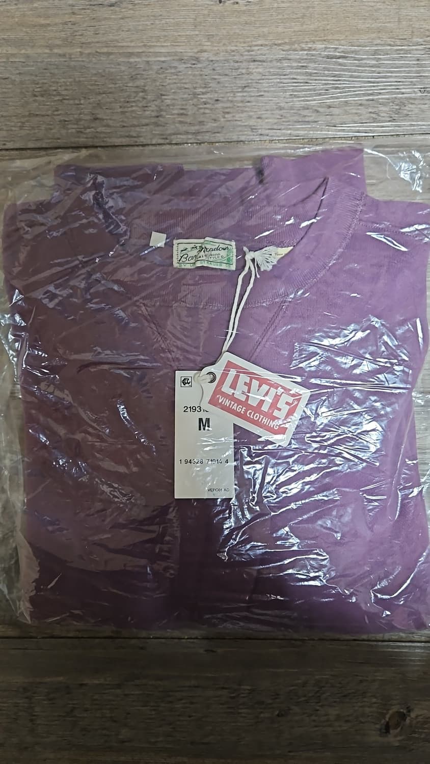 리바이스 LVC 1940's 베이 메도우 스웨트셔츠 다크퍼플 M 상품이미지3