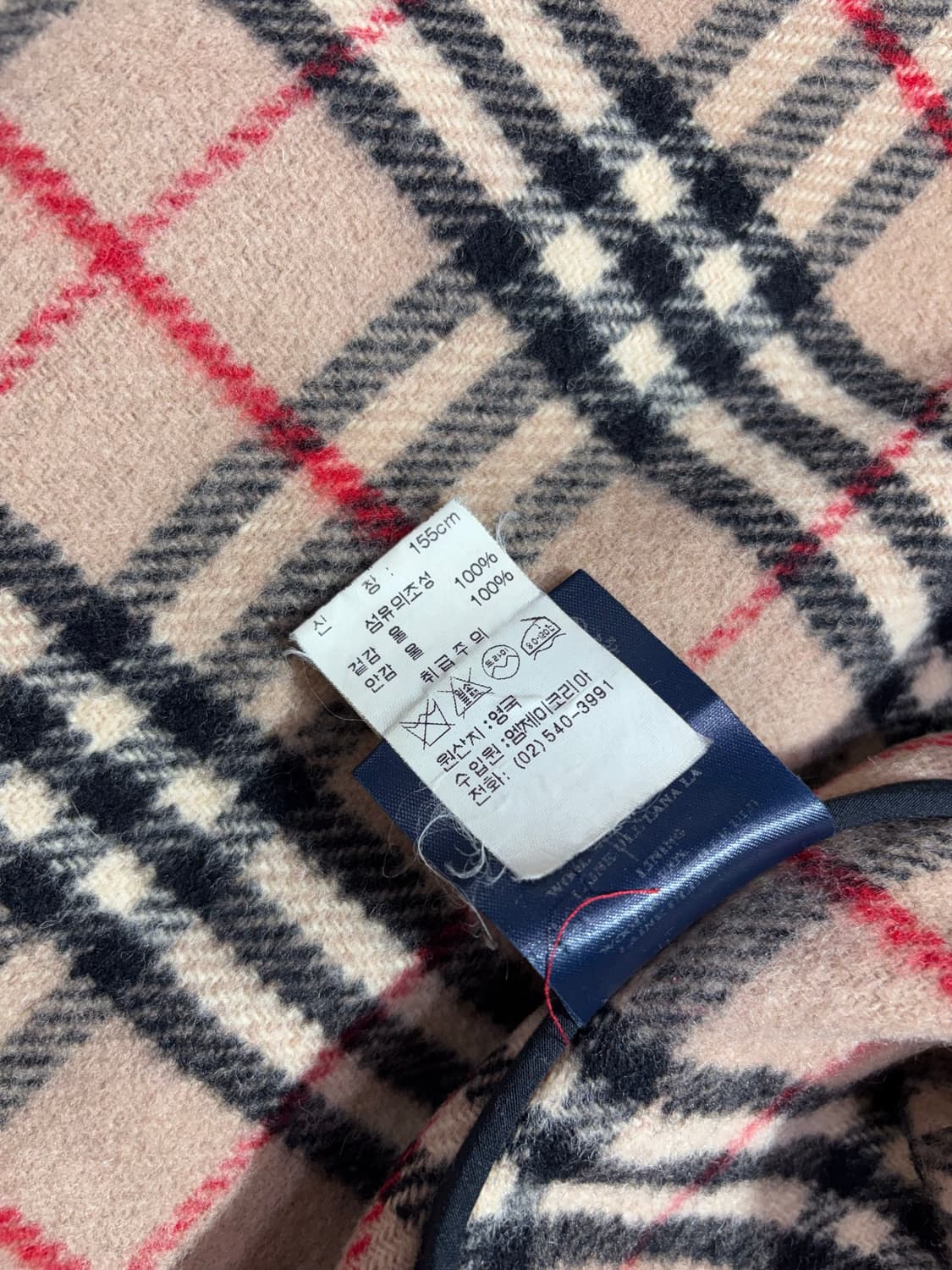 버버리 런던 정품 레드 더플코트 상품이미지8