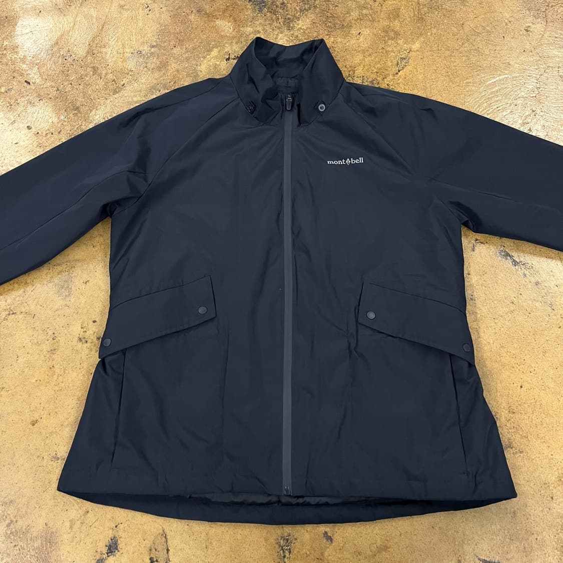 [정품/105] 몽벨 블랙 바람막이 자켓 b19 상품이미지3