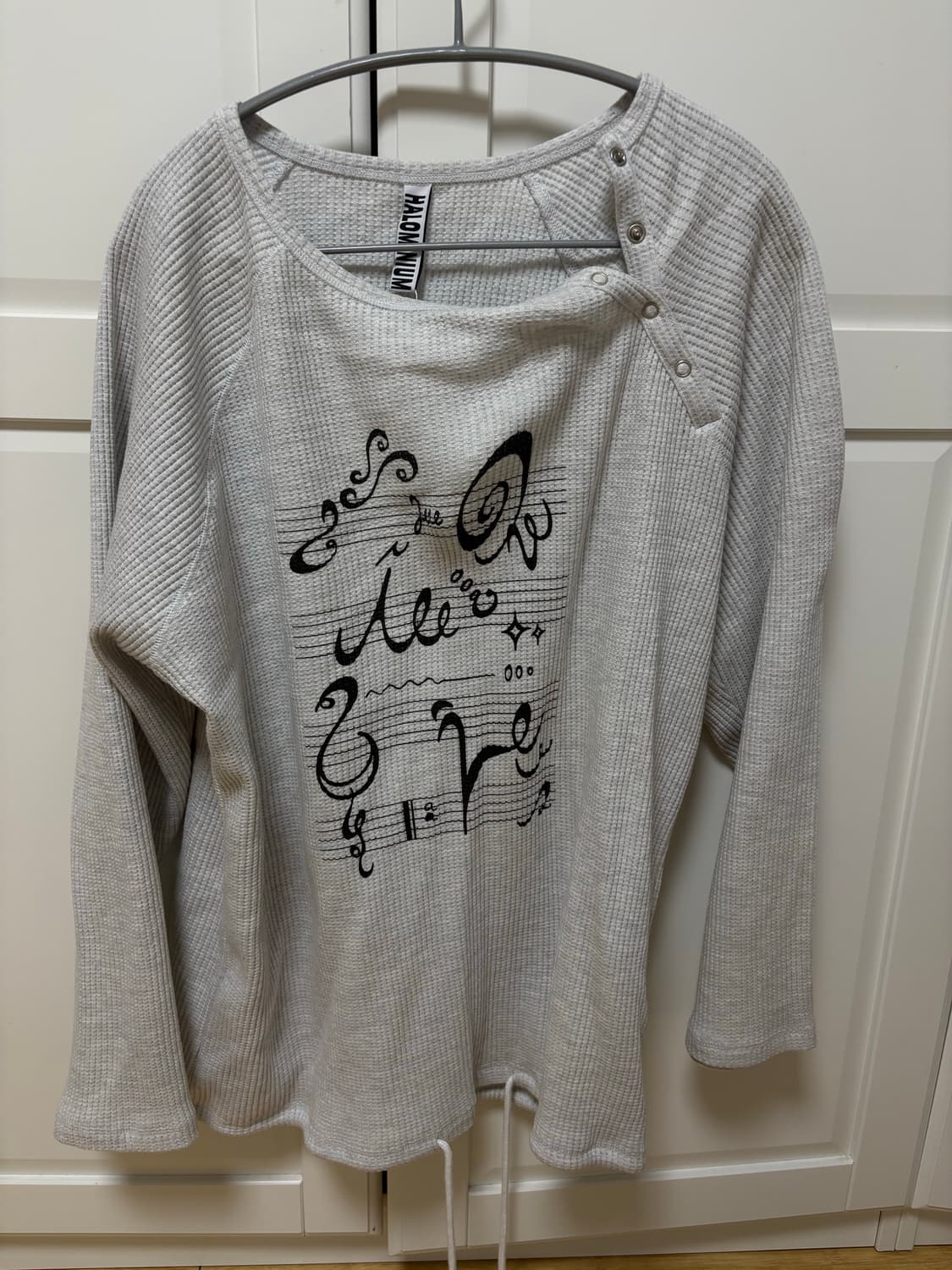 Halominium 할로미늄 WAFFLE RAGLAN tee 상품이미지5
