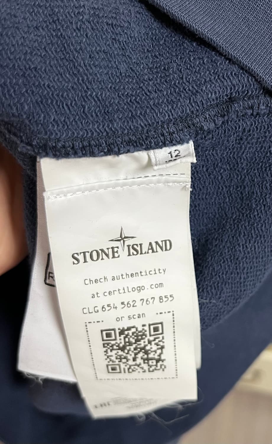 스톤아일랜드 키즈 여성 네이비 맨투맨 12y 상품이미지3