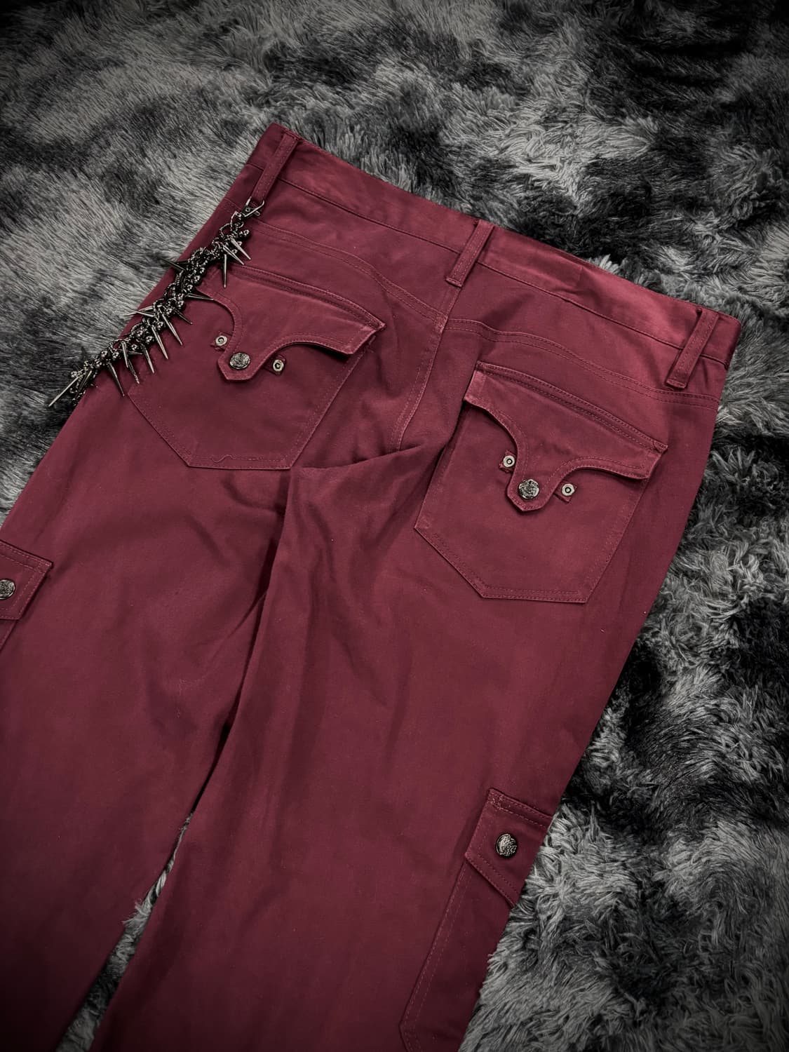 레드와인 포켓 데님 팬츠 상품이미지8