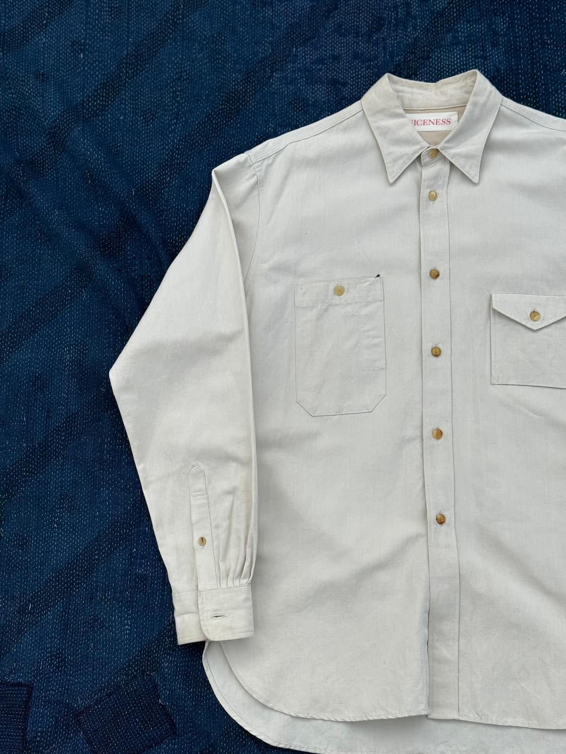 Niceness Ron Cotton Poplin Work Shirt 상품이미지2