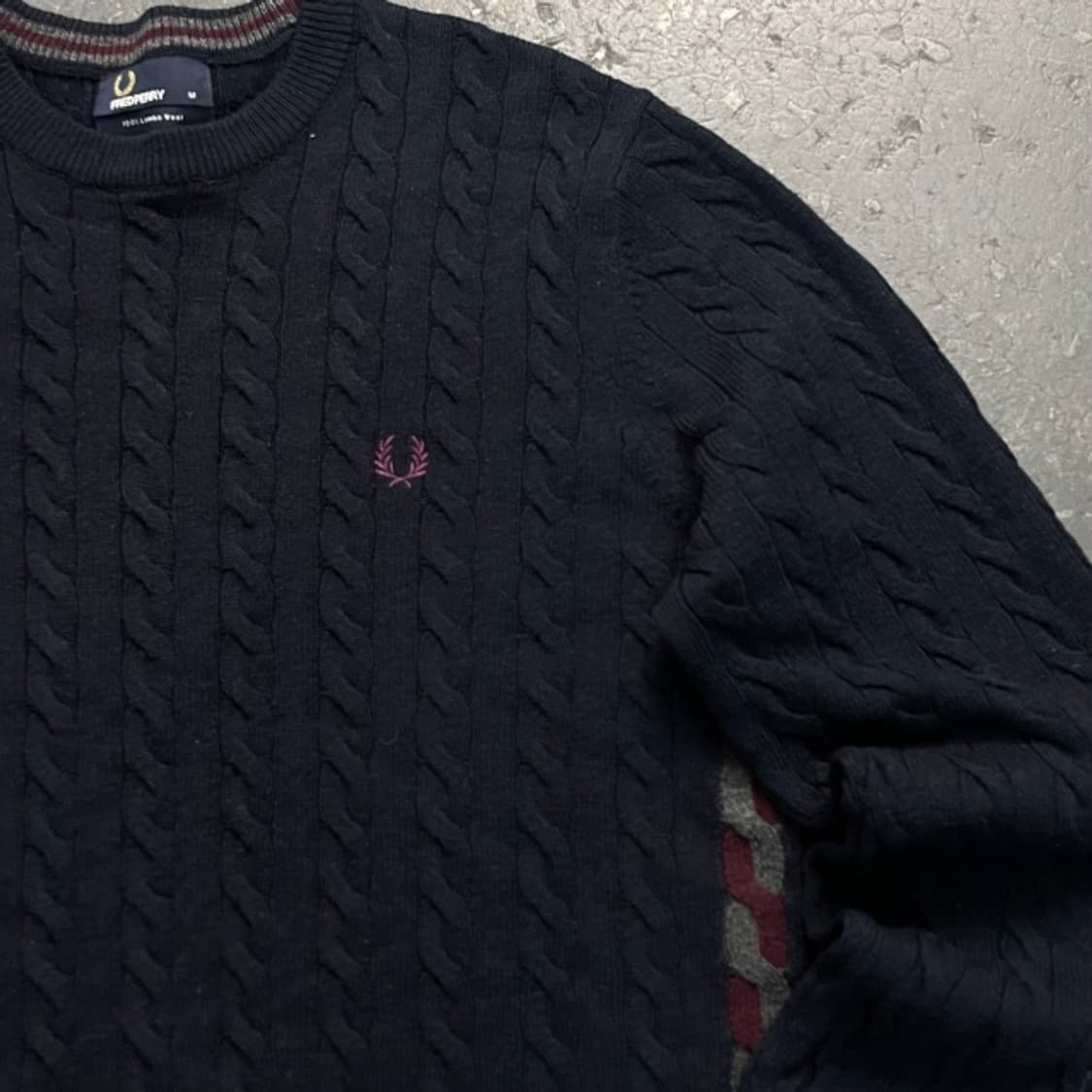 95 프레디페리 꽈배기 니트 상품이미지2