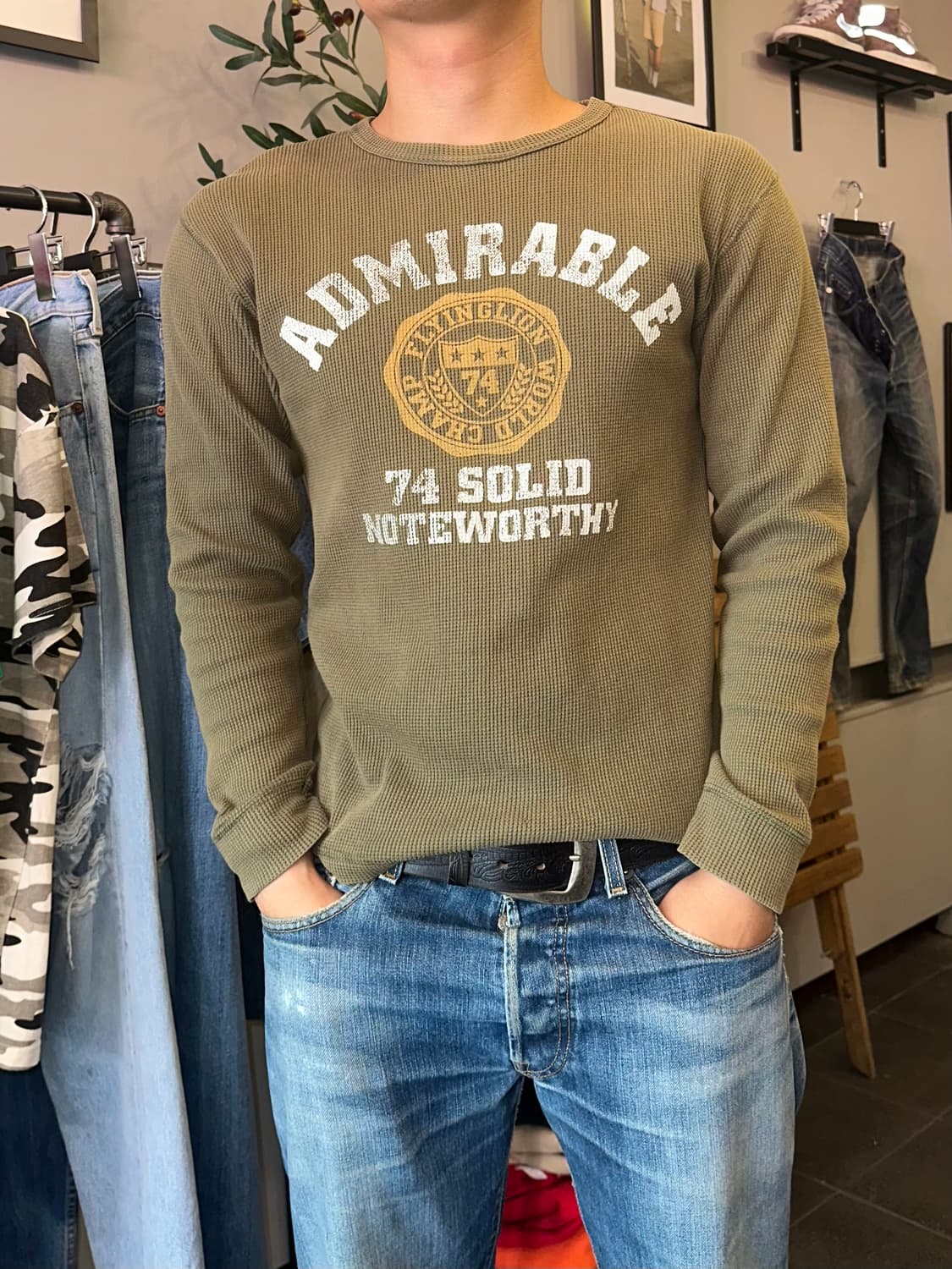 Japanese Patina Motorcycle waffle sleeve 상품이미지1