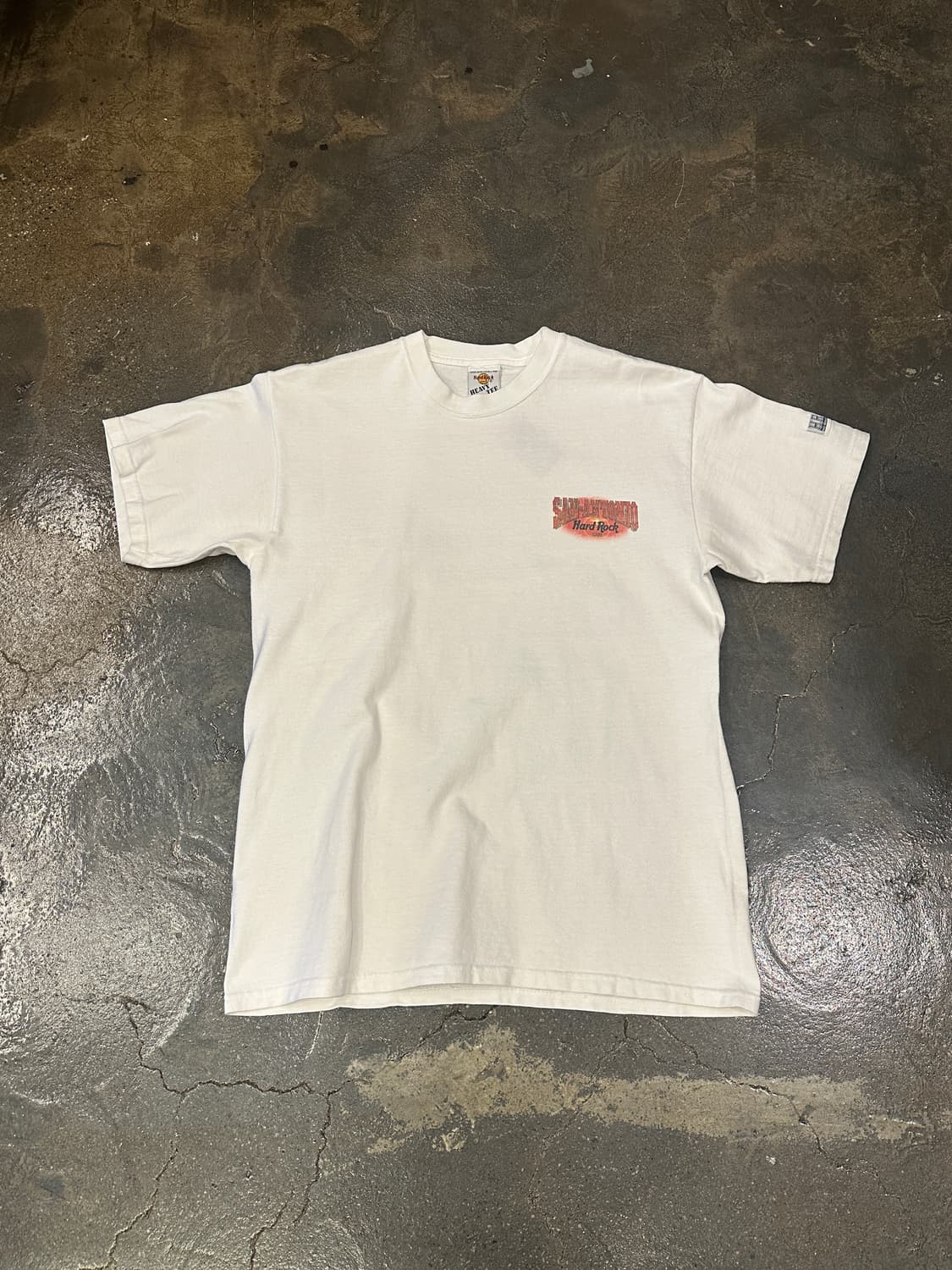 90s HARD ROCK 하드락 카페 샌안토니오 반팔티 L no 상품이미지2