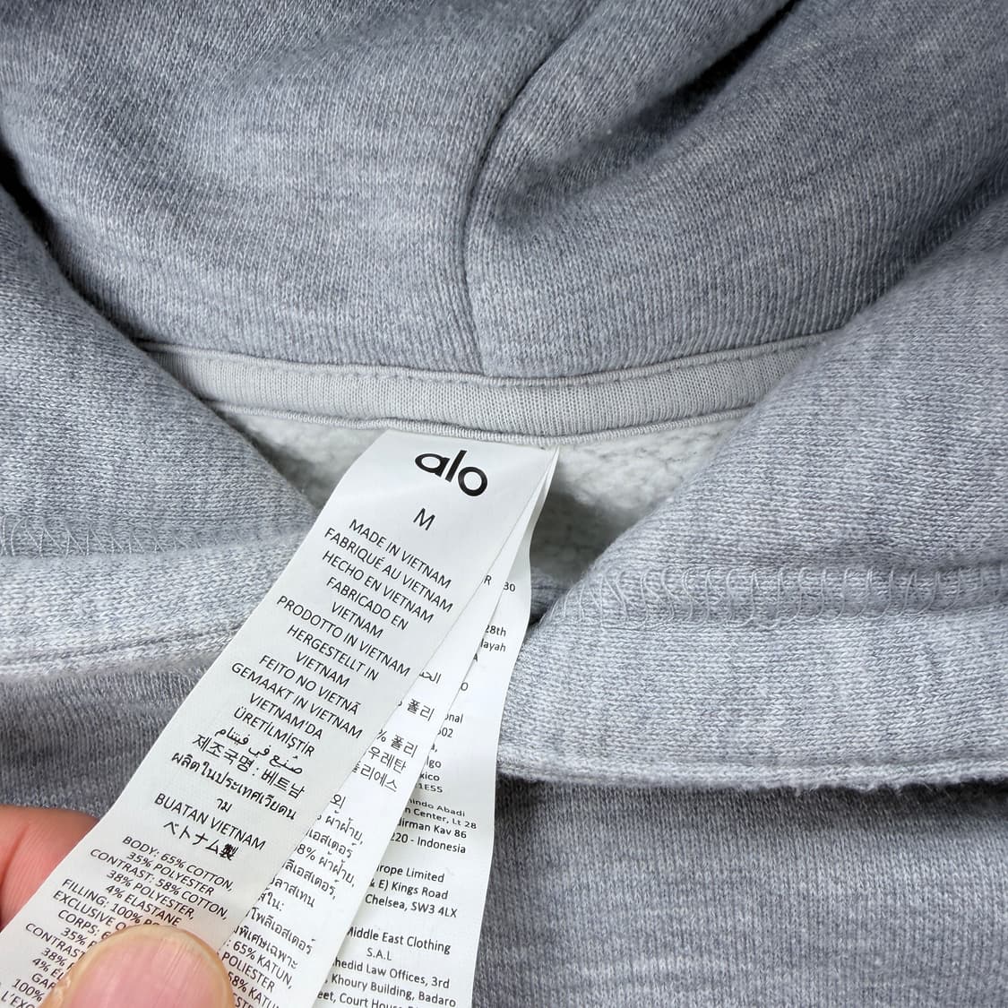 알로요가 남성 메이크웨이브 후드티셔츠 상품이미지4