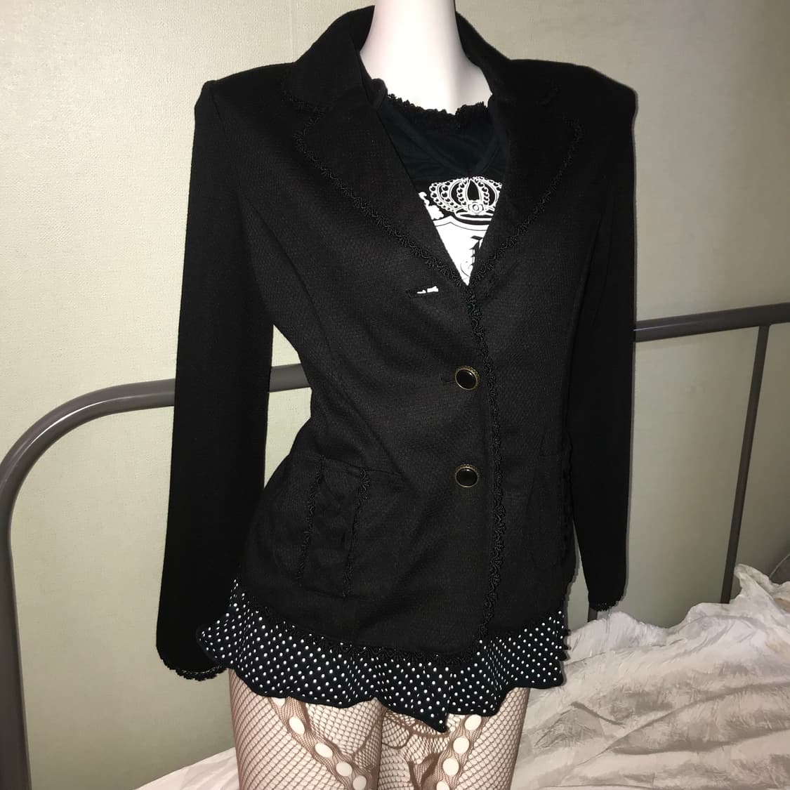 AXES FEMME 엑시즈팜 갸루 고스로리 레이스 자켓 상품이미지2