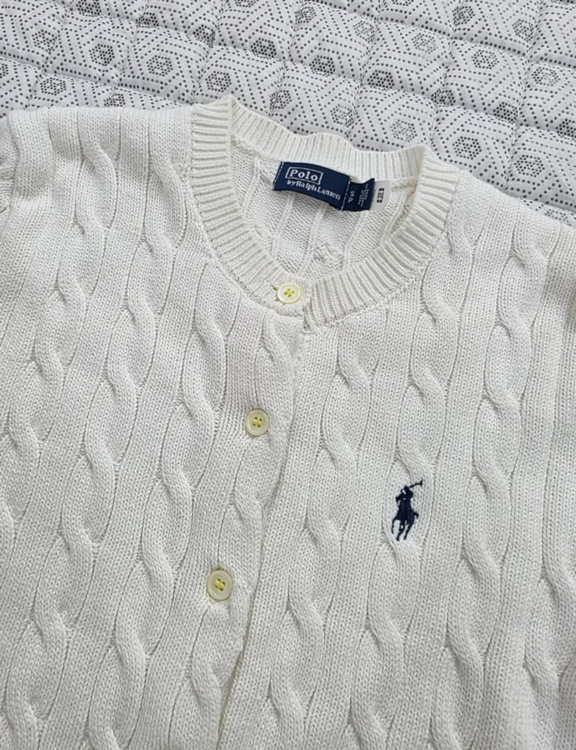 (상태최상) 폴로 랄프로렌 케이블 니트 가디건 신형 ~55 상품이미지1