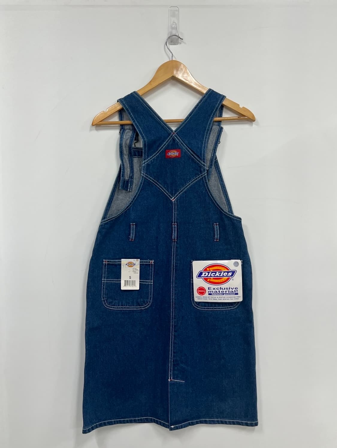 디키즈 오리지널 진청 데님 멜빵 여성 원피스 상품이미지7