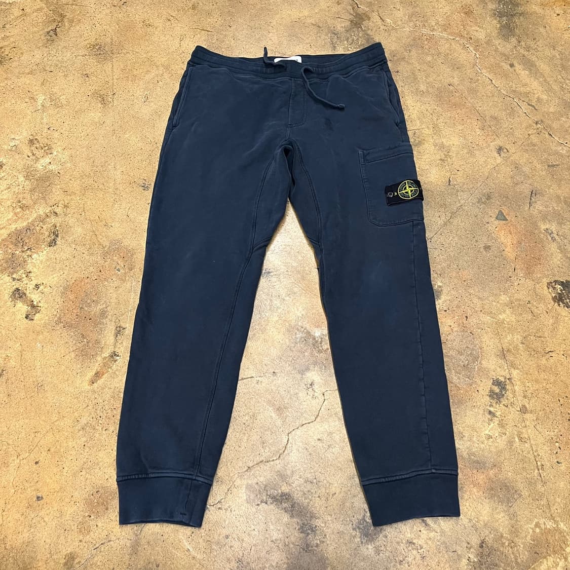 [정품/M] 스톤아일랜드 카고 조거 트레이닝 바지 네이비 b18 상품이미지2
