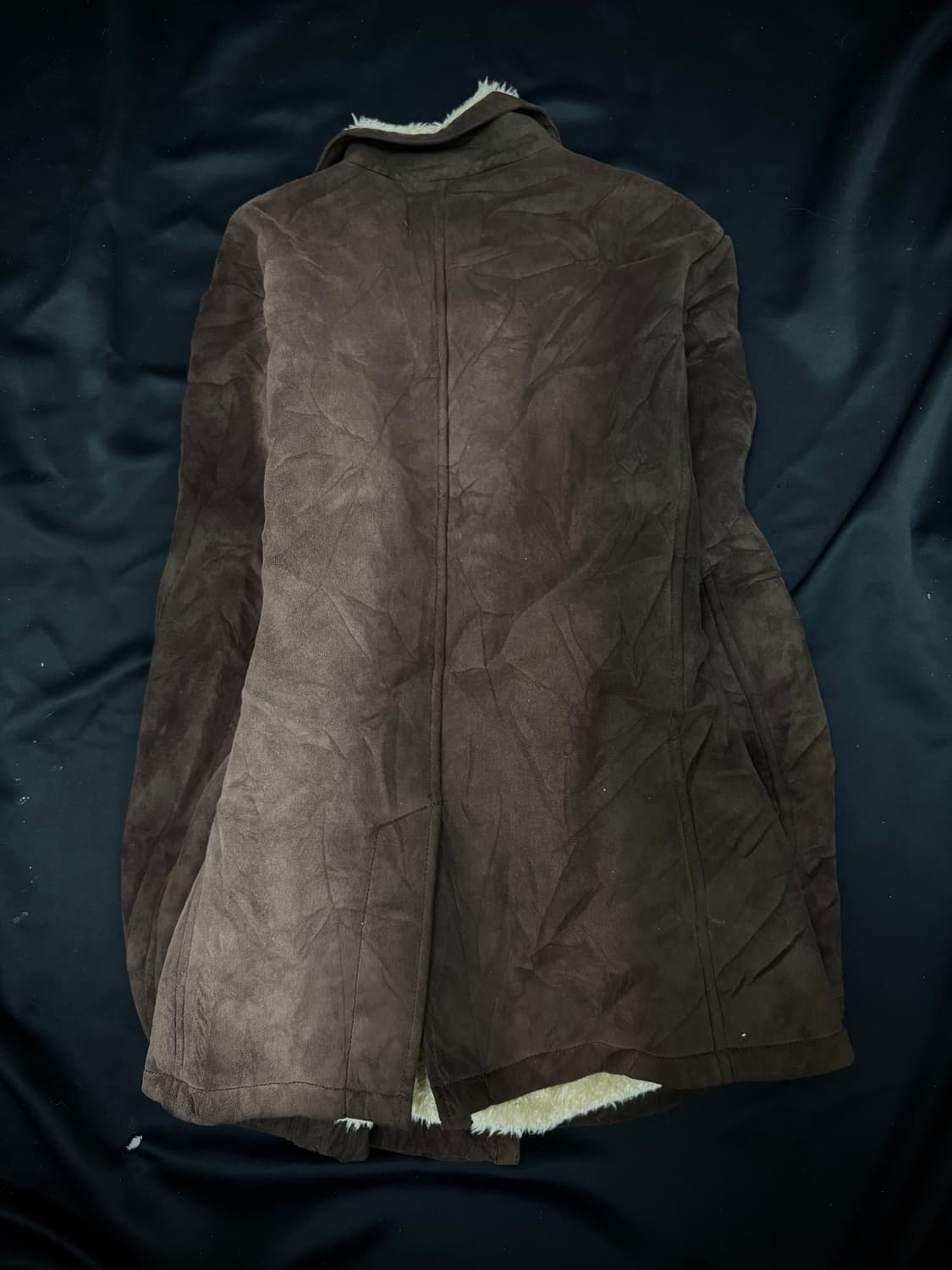 Fur Trimming Synthetic Leather Brown Mus 상품이미지9