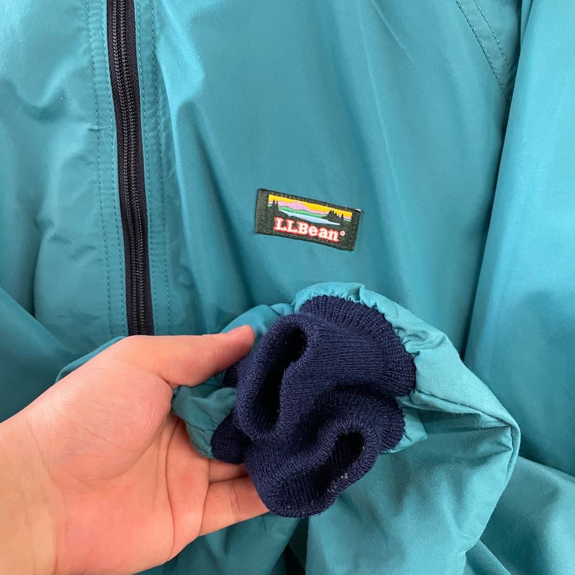 90s 엘엘빈 나일론 웜업자켓 상품이미지5