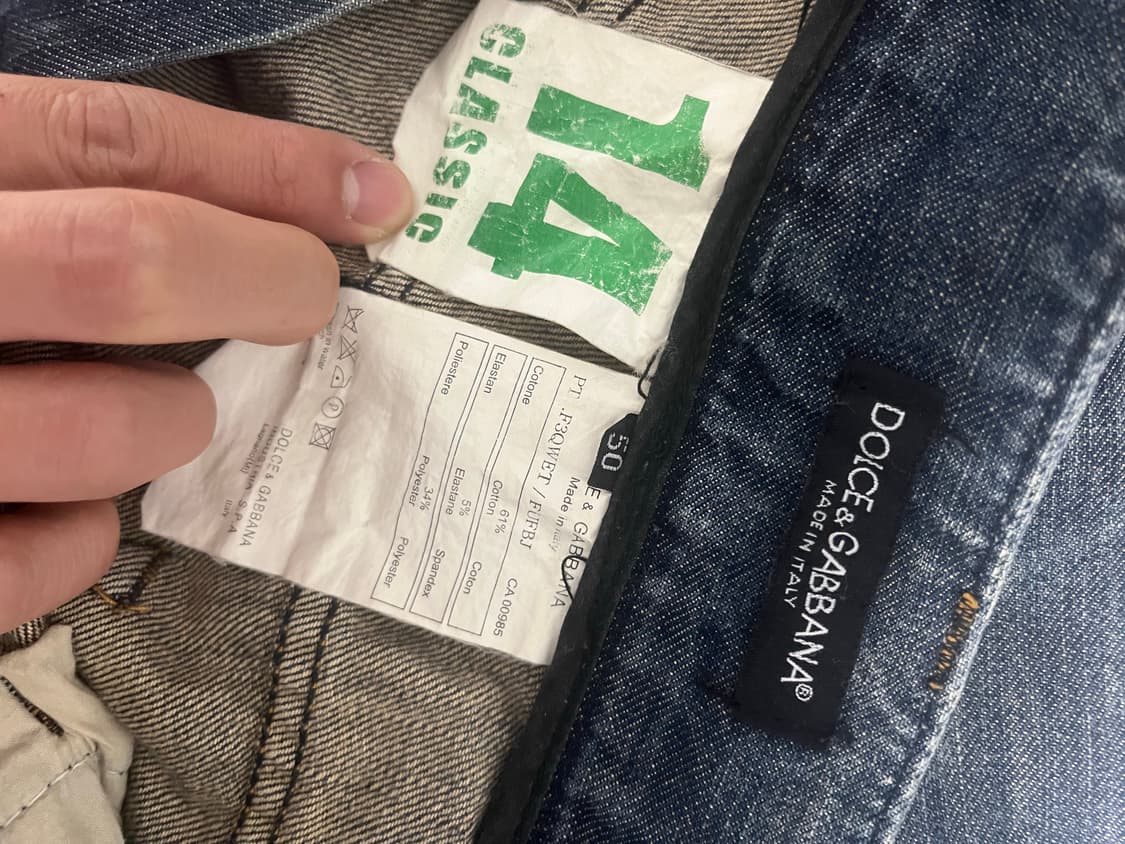 돌체앤가바나 14클래식 플레이트 데님 50 (32-34) 상품이미지4