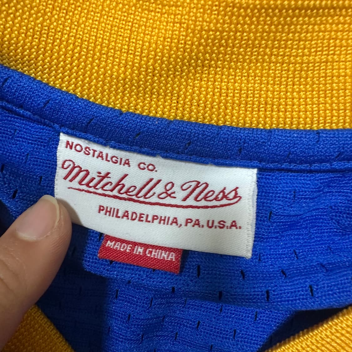✨ (바배) 미첼앤네스 필라델피아 USA 메쉬 반팔티  상품이미지4