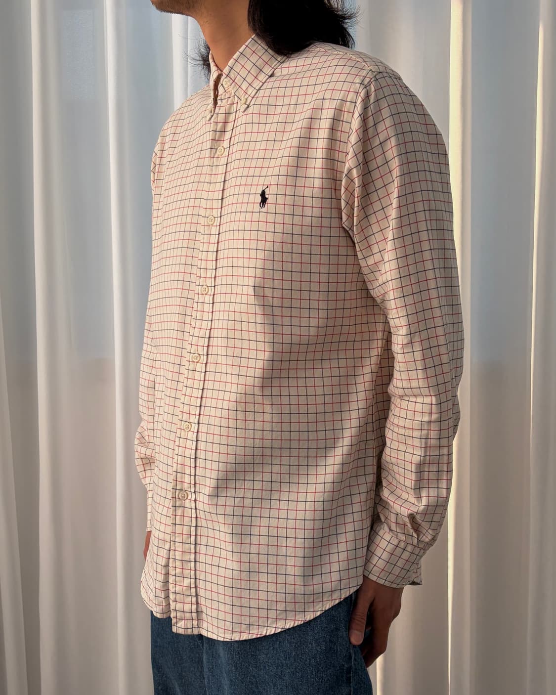 [M]폴로 랄프로렌 커스텀핏 체크 셔츠 상품이미지1
