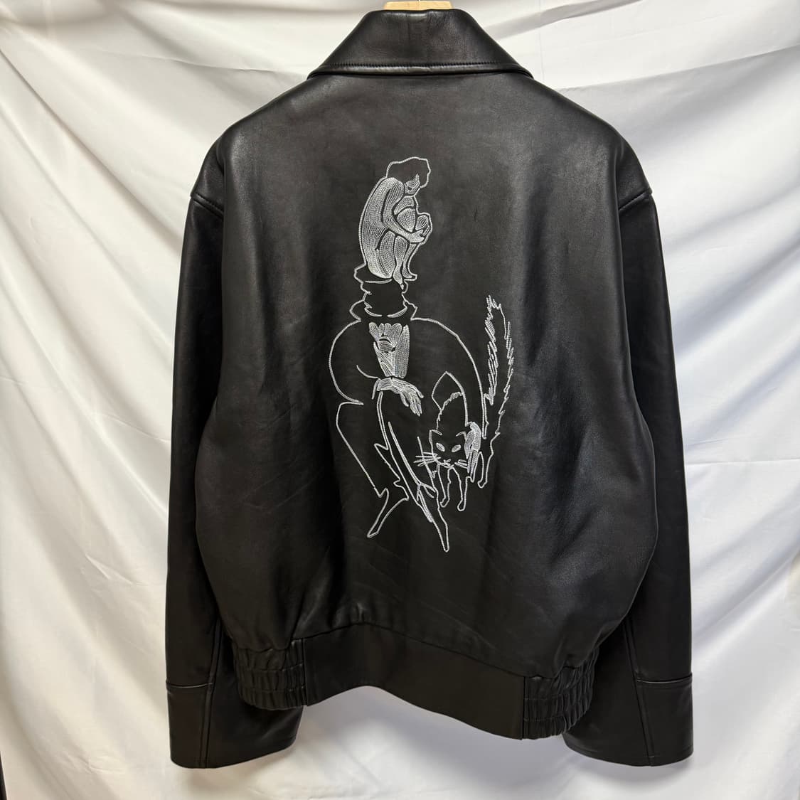 [S+급/L] ERD 앙팡리쉬 데프리메 17 레더 자켓 블랙 상품이미지4