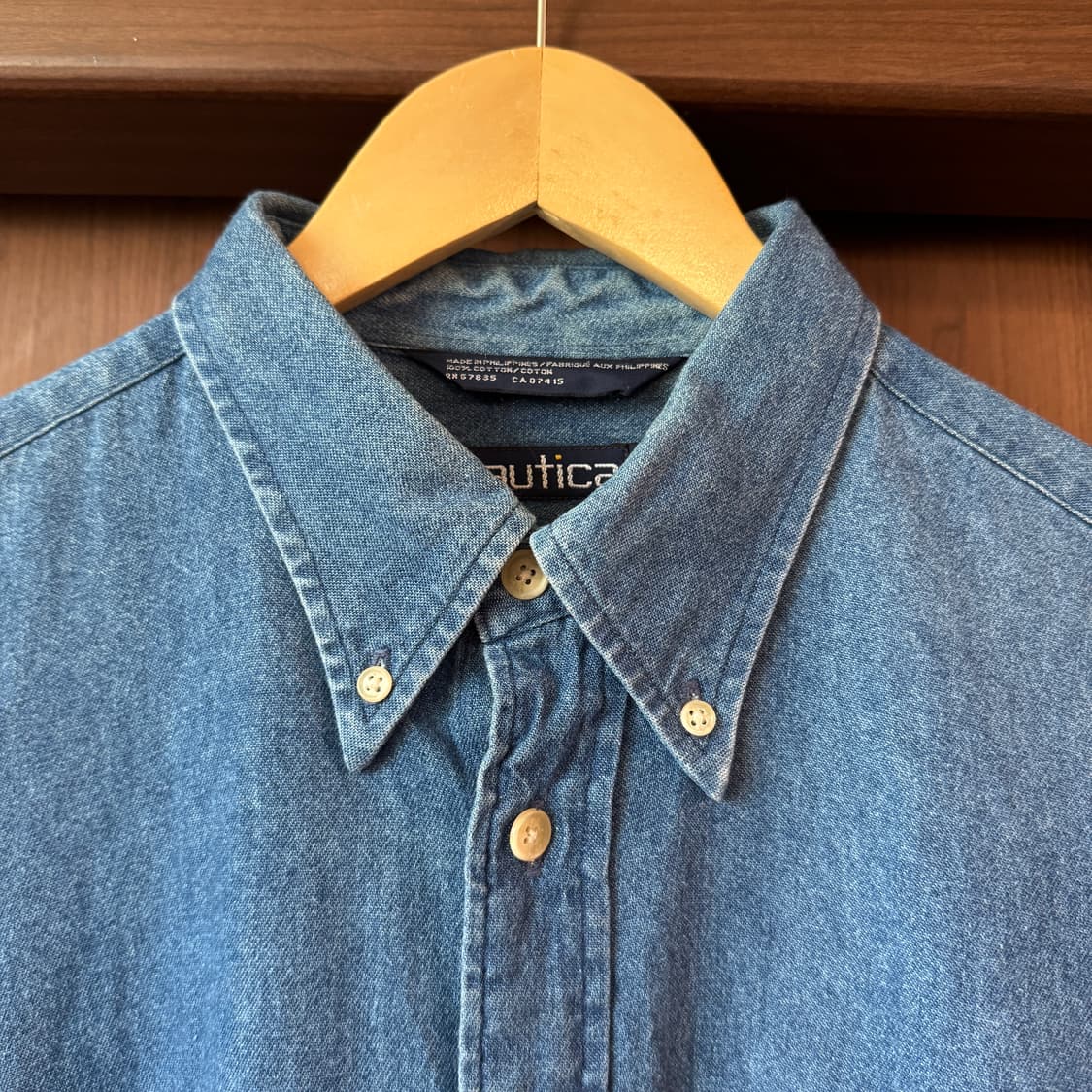 90S 노티카 데님셔츠 XL 상품이미지7