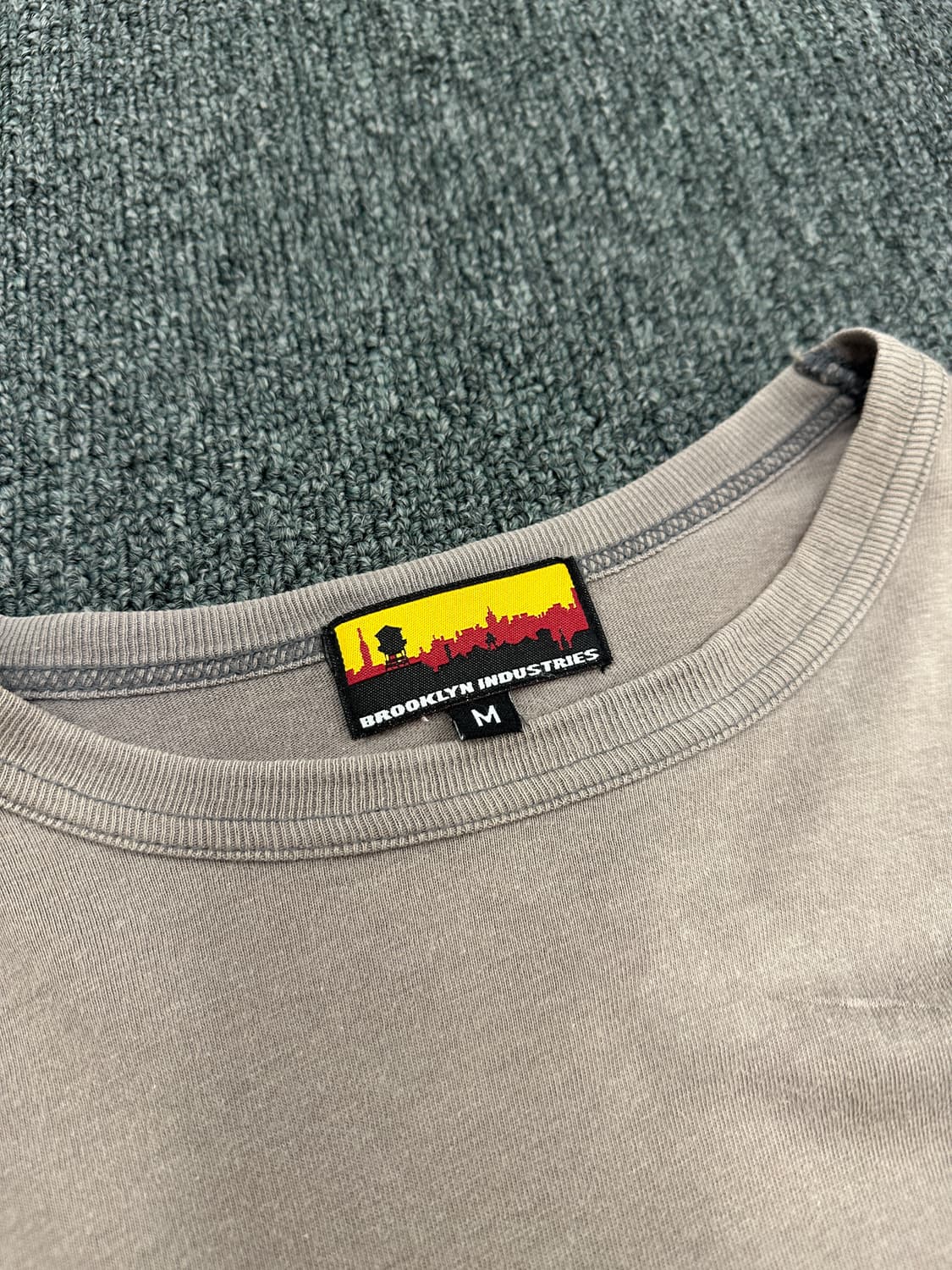 M) BROOKLYN INDUSTRIES 레이어드 롱슬리브 긴팔티 상품이미지4