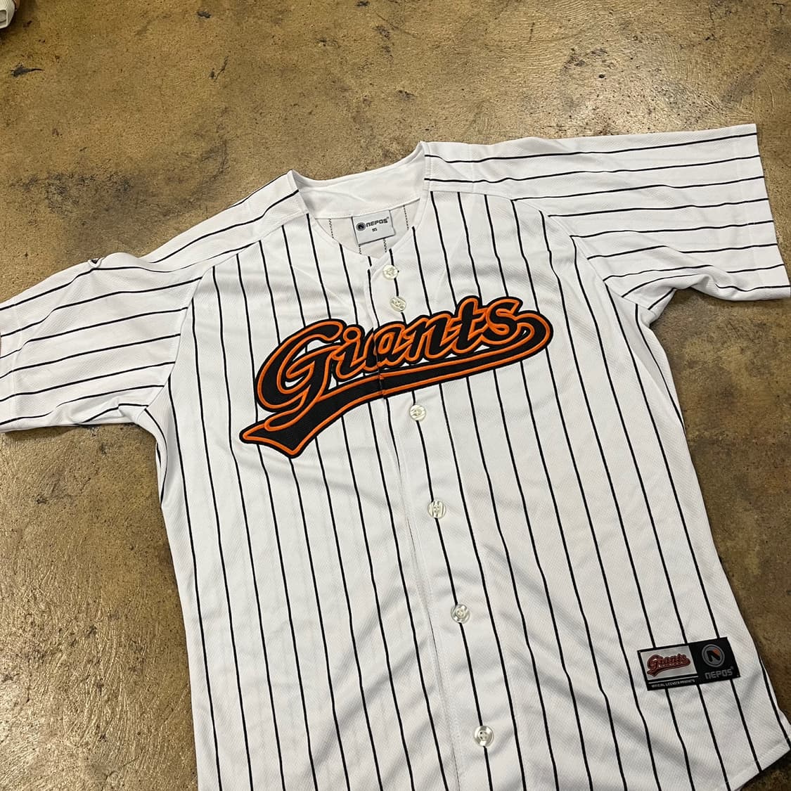 [95] 롯데 자이언츠 져지 야구 유니폼 스트라이프 b19 상품이미지1