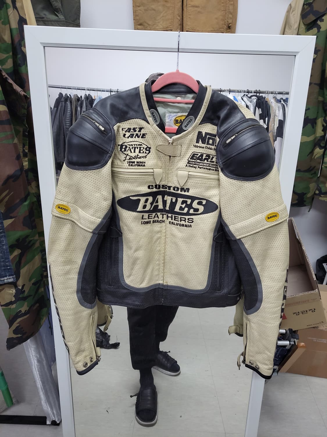 Betes 바이커 가죽 자켓 L 상품이미지1