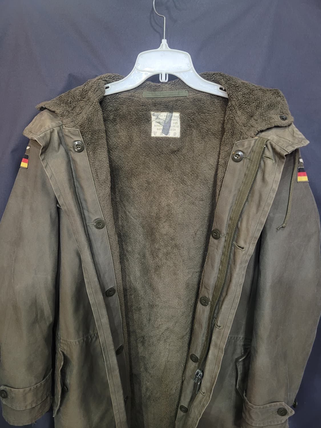 독일 연방군 스노클파카(Bundeswehr Snorkel Parka) 상품이미지8