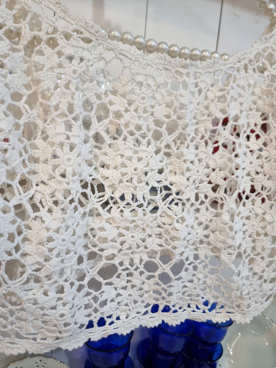 LIZ LISA(리즈리사) 화이트 크로셰 레이스 볼레로 상품이미지7