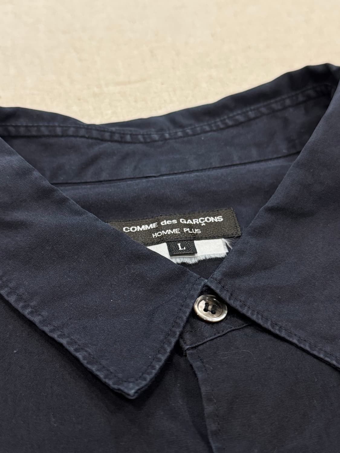 꼼데가르송 옴므 플러스 02ss 원포켓 버튼업 셔츠 상품이미지5