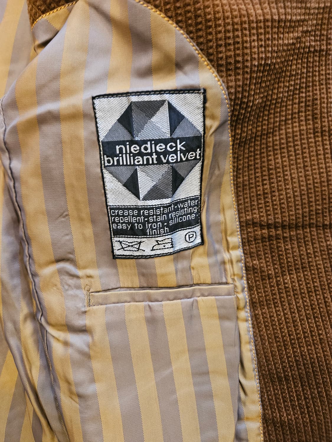 빈티지 브라운 코듀로이 자켓  상품이미지4