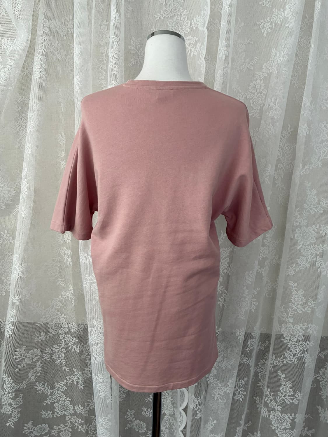 XS) 코스 COS 루즈핏 반팔 티셔츠 인디핑크 상품이미지3