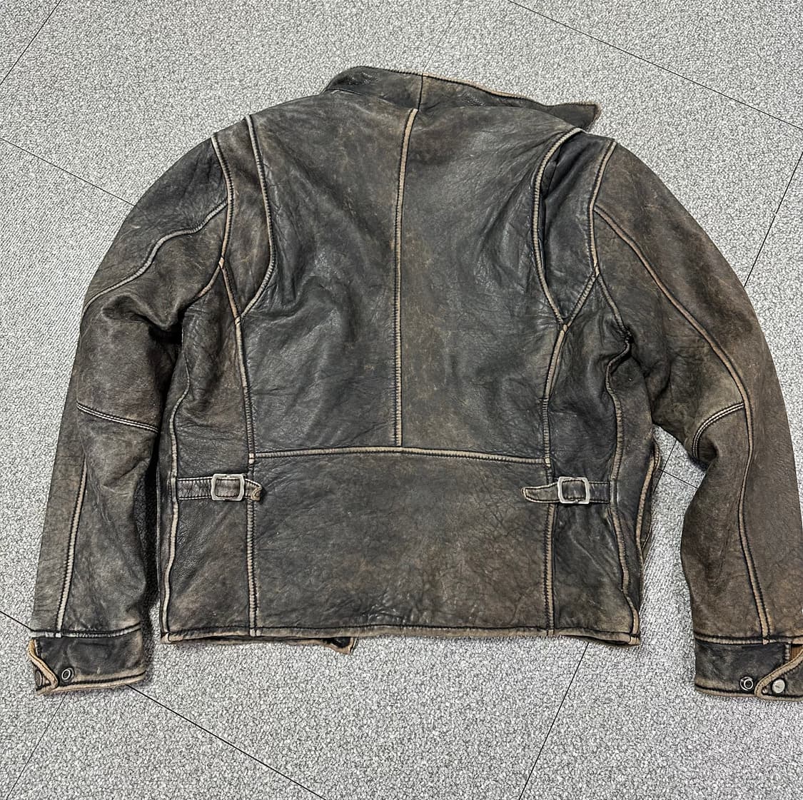 폴로랄프로렌 에이징 한정판 가죽자켓 레더자켓s 상품이미지8