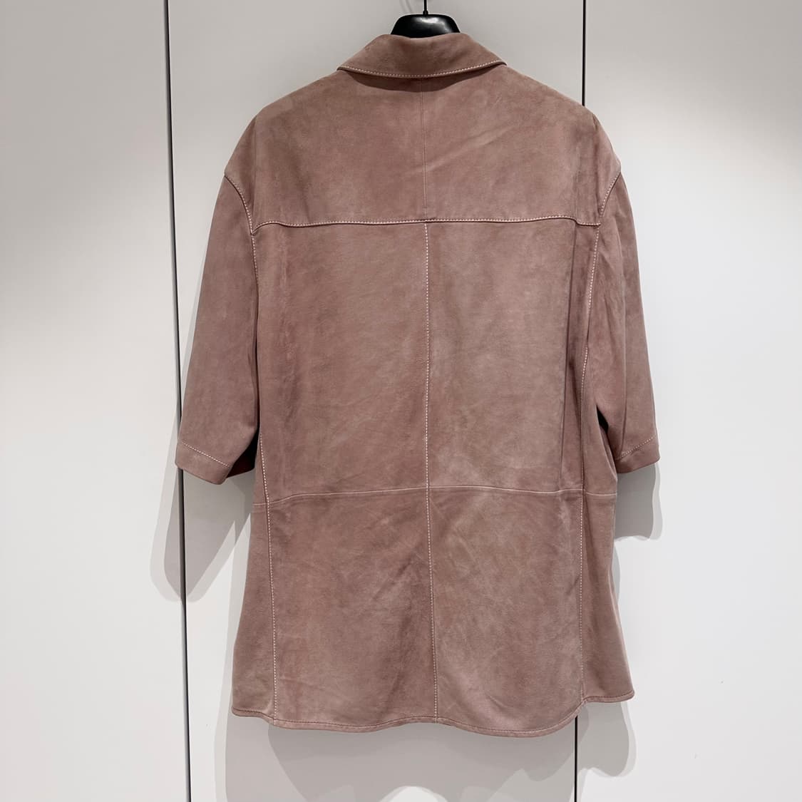 22s/s 에르메스 고트 스웨이드 반팔 셔츠 상품이미지6