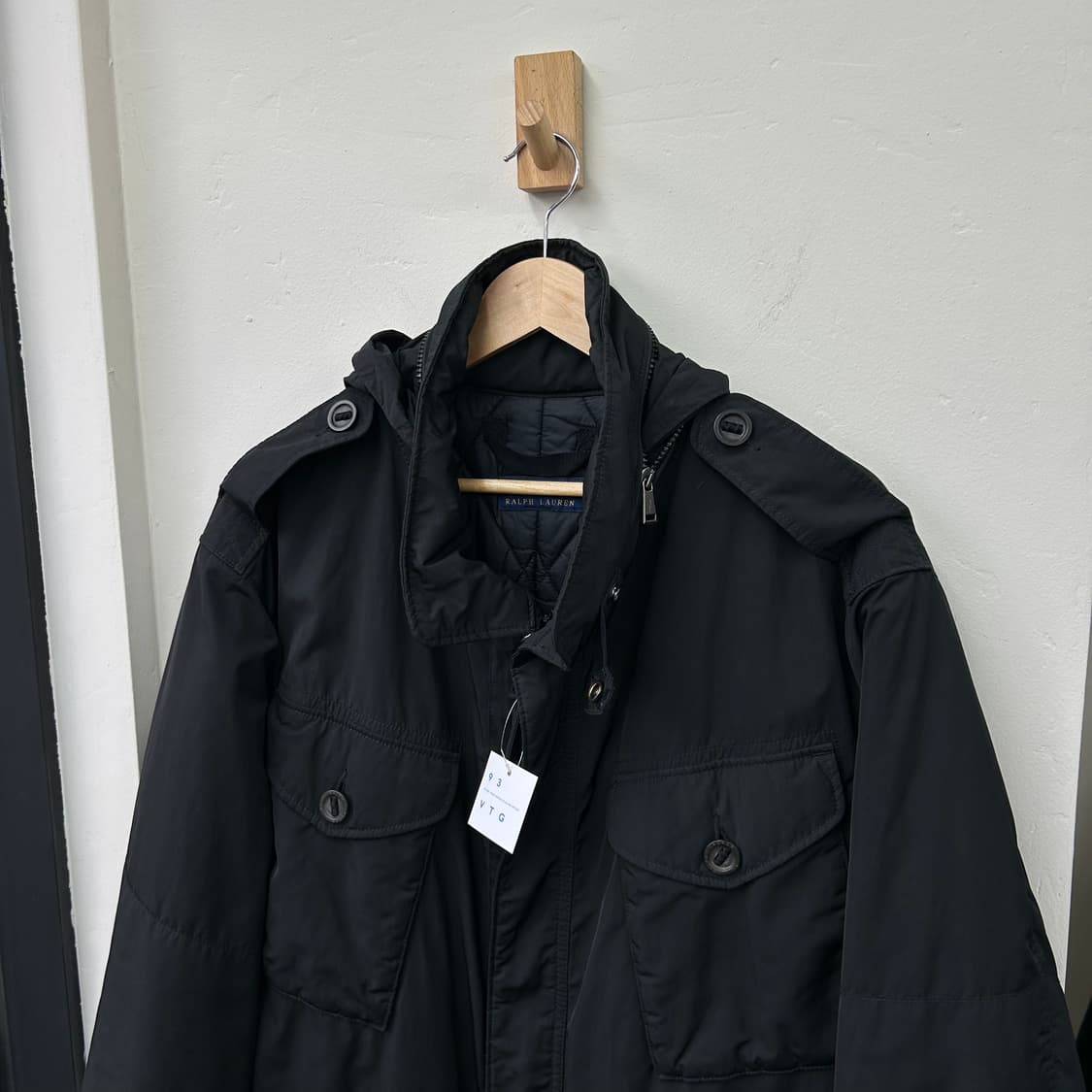 15272 - 폴로 랄프로렌 블랙 M-65 사파리 자켓 상품이미지1