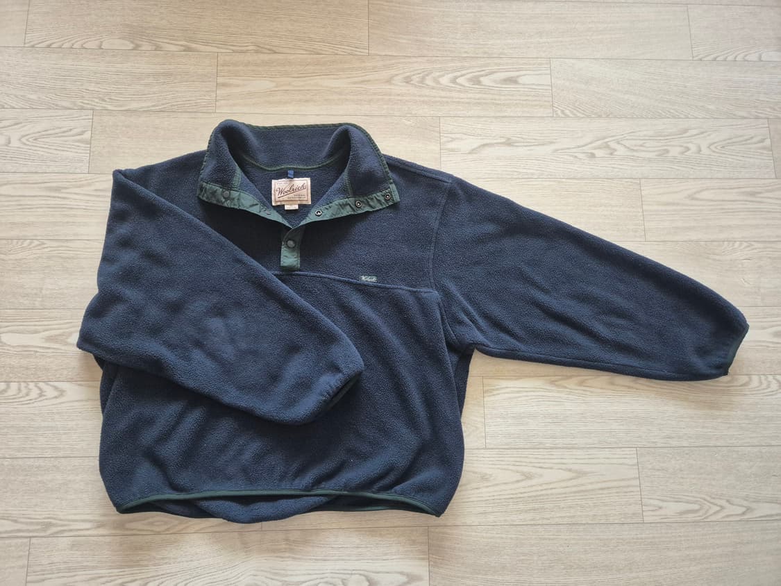 (made in usa) woolrich 스냅쿼터플리스 xl 상품이미지1