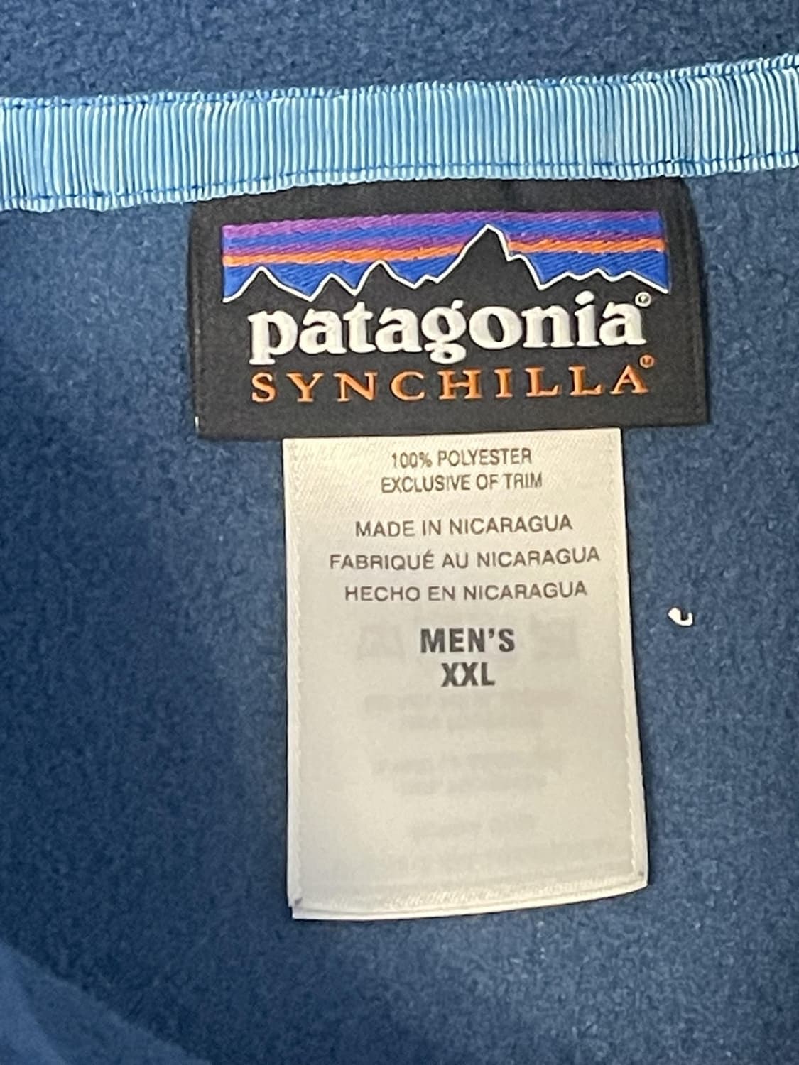 11FW 파타고니아 신칠라 스냅-T 블루/네이비 상품이미지4